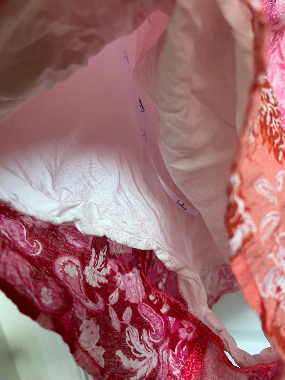 Pink Patterned Romper - Picture 7 of 9